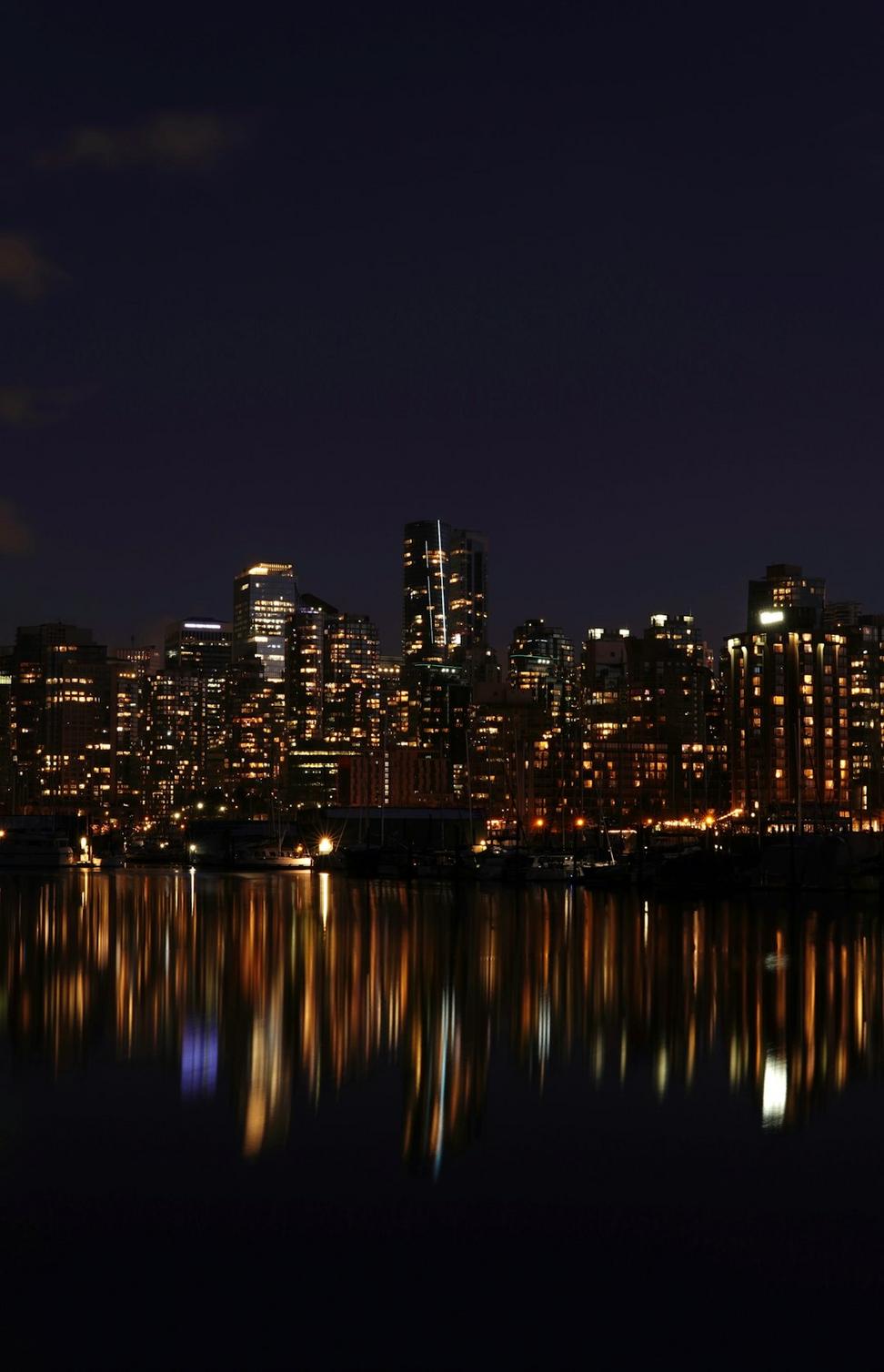 Vancouver Night Skyline